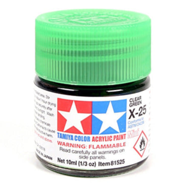 Tamiya Acrylic Paint Mini X-25 Clear Green