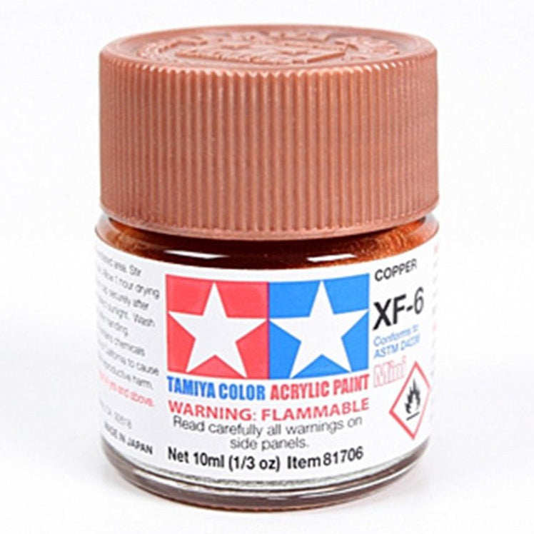 Tamiya Acrylic Paint Mini XF-6 Copper