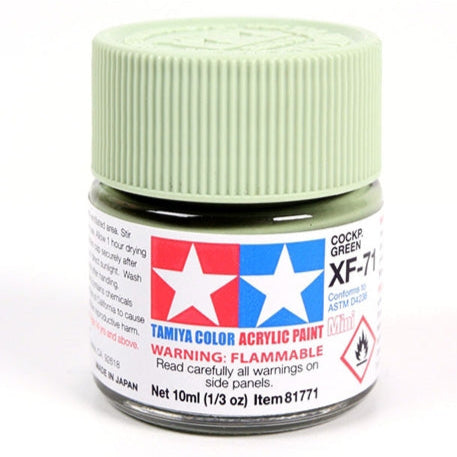 Tamiya Acrylic Paint Mini XF-71 Cockpit Green