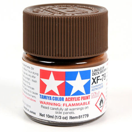 Tamiya Acrylic Paint Mini XF-79 Lino Deck Brown