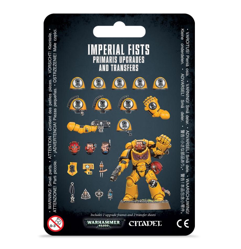 Space Marines: Imperial Fists Primaris Upgrades & Transfers