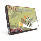 The Army Painter Wargames Mega Brush Set - 10 Miniature Paint Brushes Including Free Masterclass Kolinsky Sable Hair Brush and Detail Paint Brush with