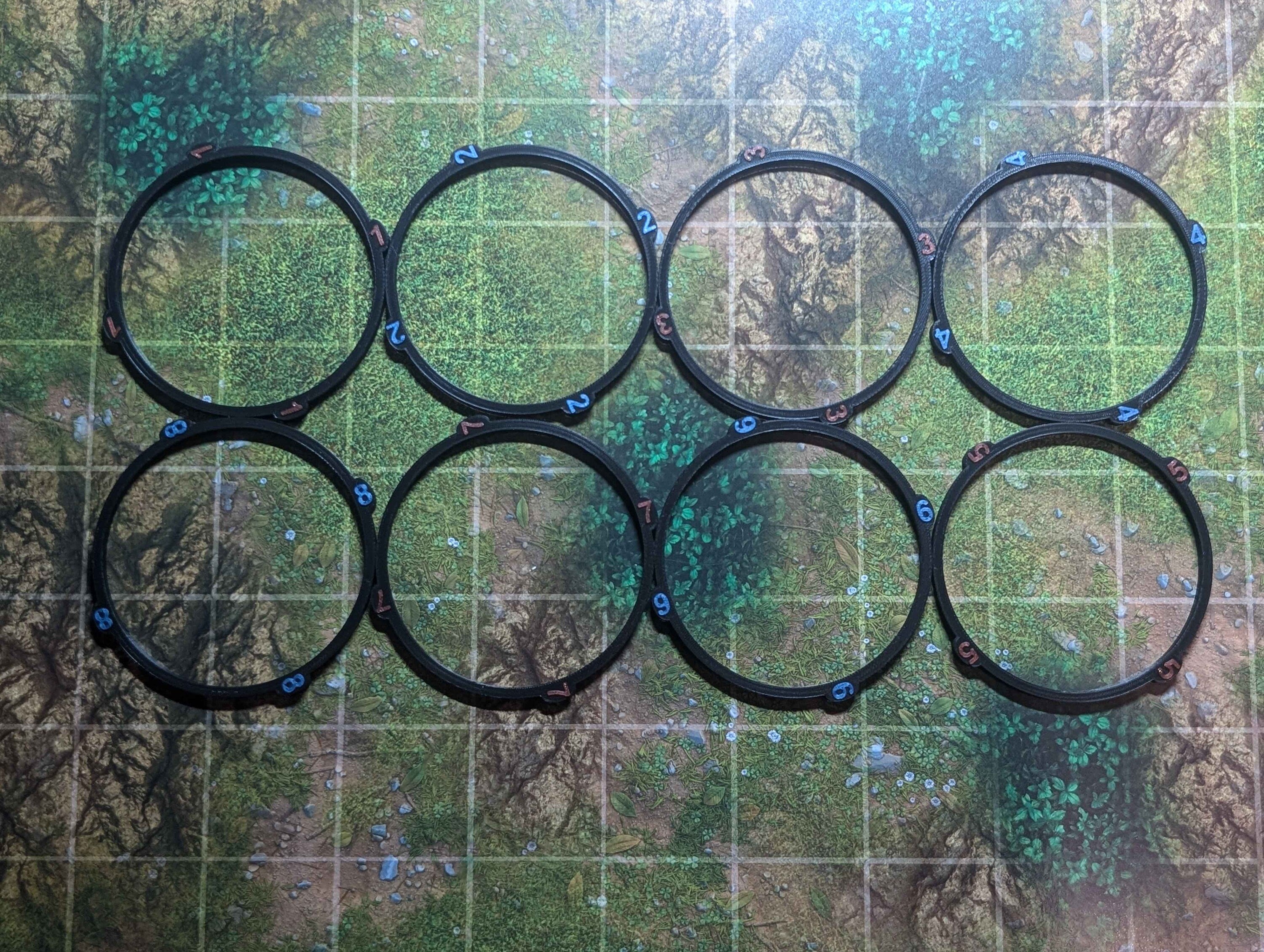 Initiative / Creature Trackers for Tabletop RPG's 28mm Scale