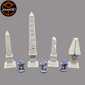 Obelisks - 28mm Wargaming Scatter Terrain Scenery Tabletop Miniature
