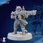 Trencher Iron Krieger Miniatures | Imperial Soldiers | Grimdark Proxy Miniature | Ghamak