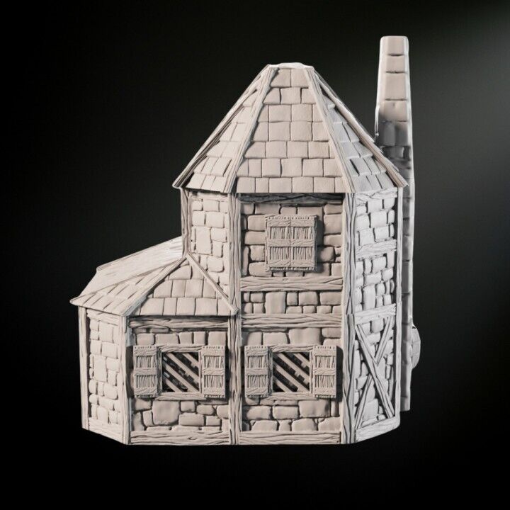 Medieval Scenery - Alchemist House 28mm DND/Wargame/RPG Terrain