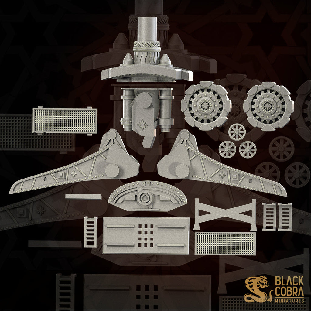 Iron Trenchers Big Cannon | Trench Grimdark | Black Cobra Miniatures