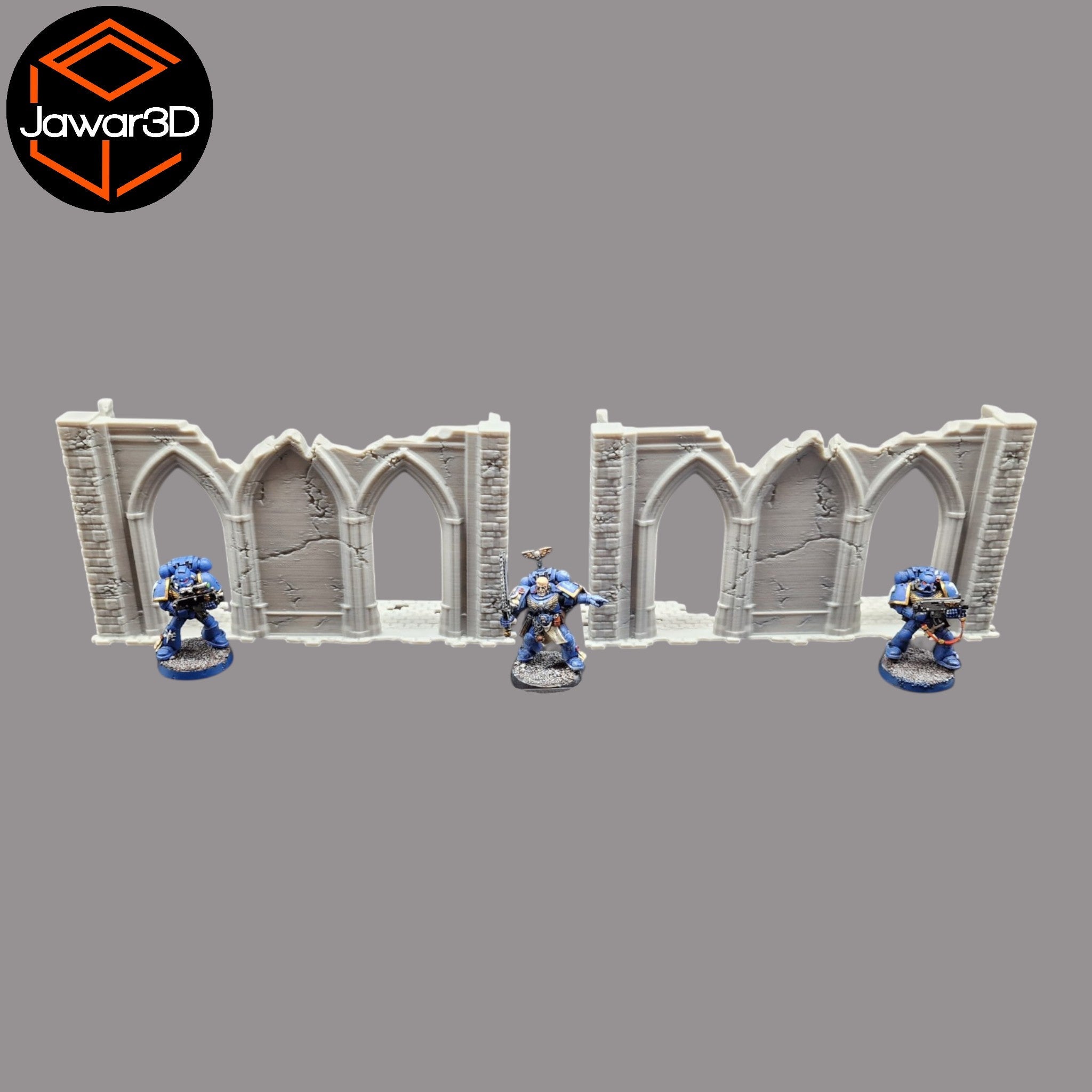 Gothic Ruins #2 - 28mm Wargaming Scatter Terrain Scenery Tabletop Miniature