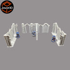 Gothic Ruins Set - 28mm Wargaming Scatter Terrain Scenery Tabletop Miniature