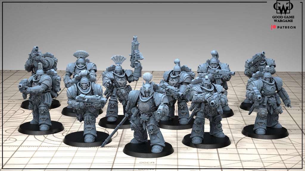 Tonantis Warriors Thunder Warriors SQ Melee Unit by GGW (5 figures supplied) prebuilt