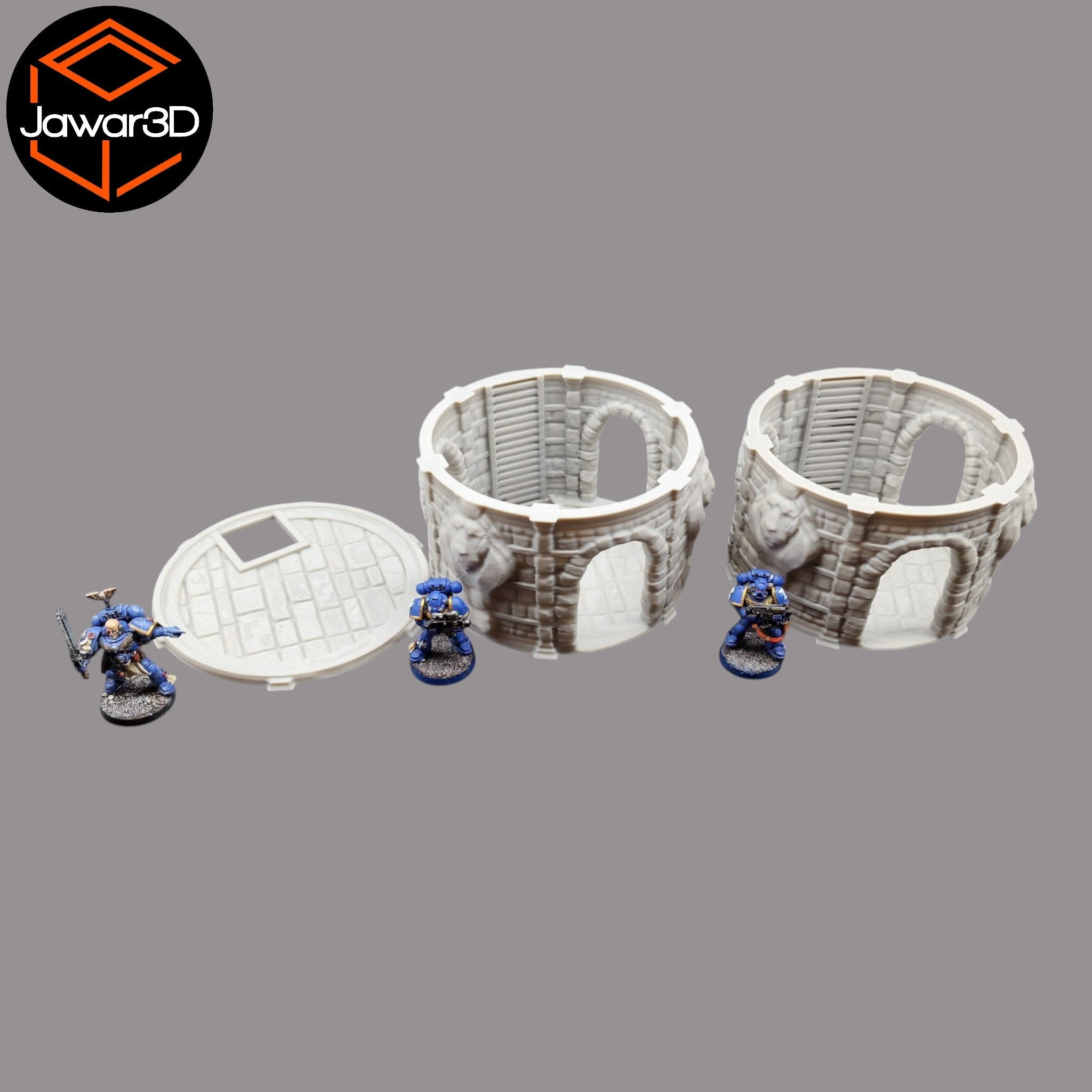 Circle Tower - 28mm Wargaming Scatter Terrain Scenery Tabletop Miniature