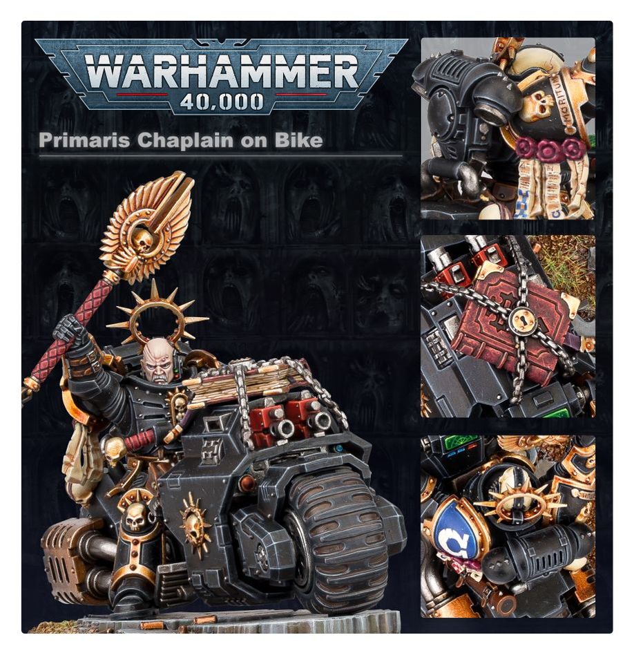 Space Marines: Primaris Chaplain on Bike