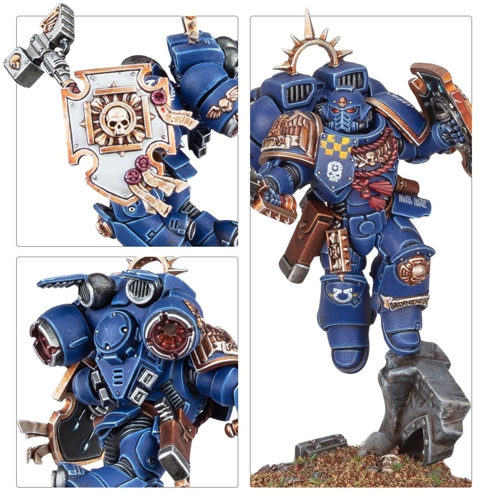Space Marines: Captain with Jump Pack & Relic Shield