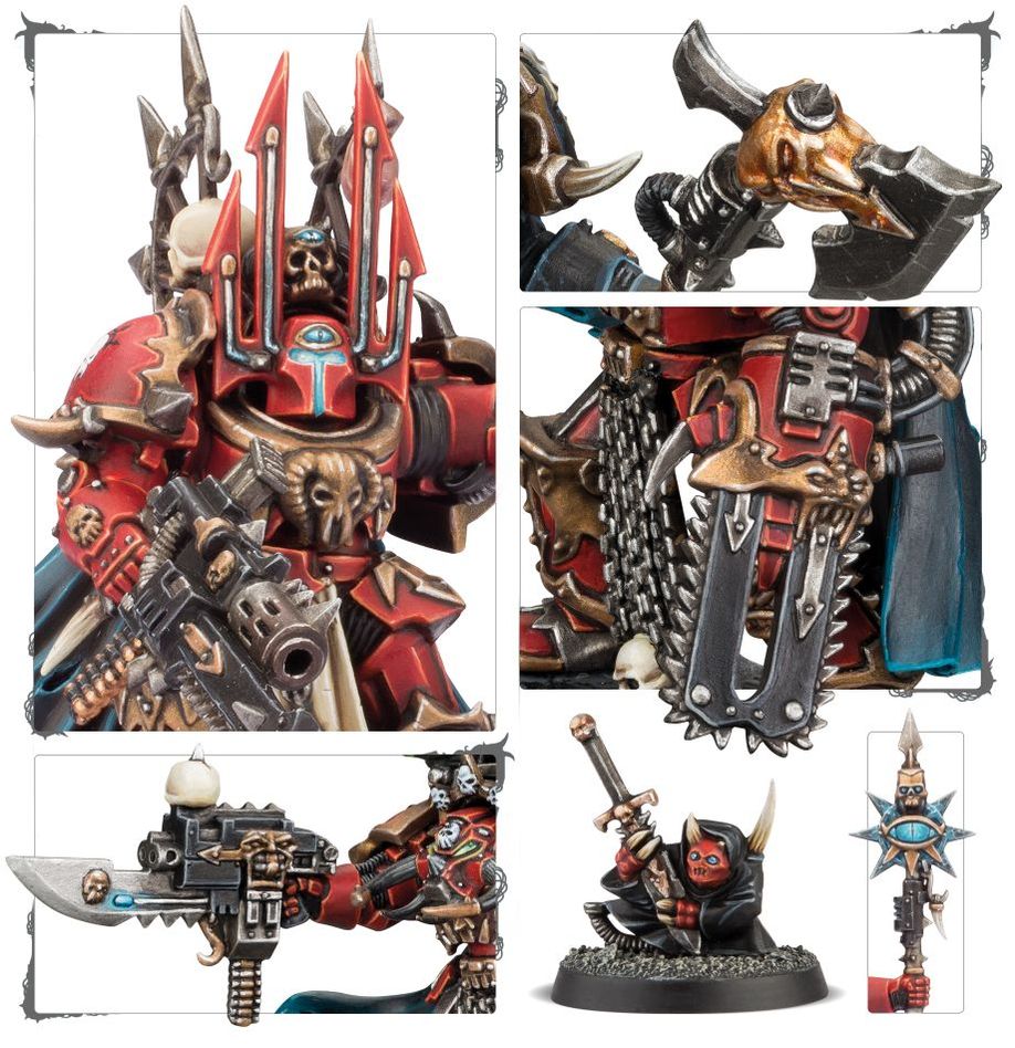Chaos Space Marines: Chaos Lord in Terminator Armour