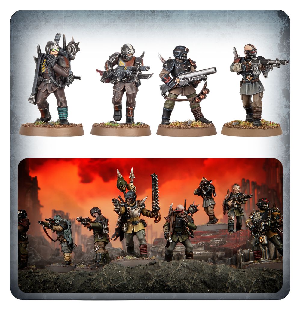 Chaos Space Marines: Traitor Guardsmen Squad