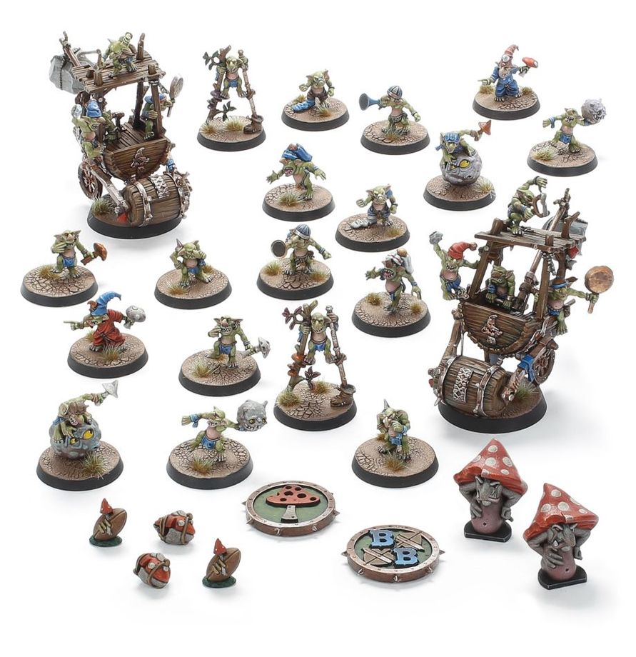 Blood Bowl: Goblin Team - Snotling Crud Creek Nosepickers