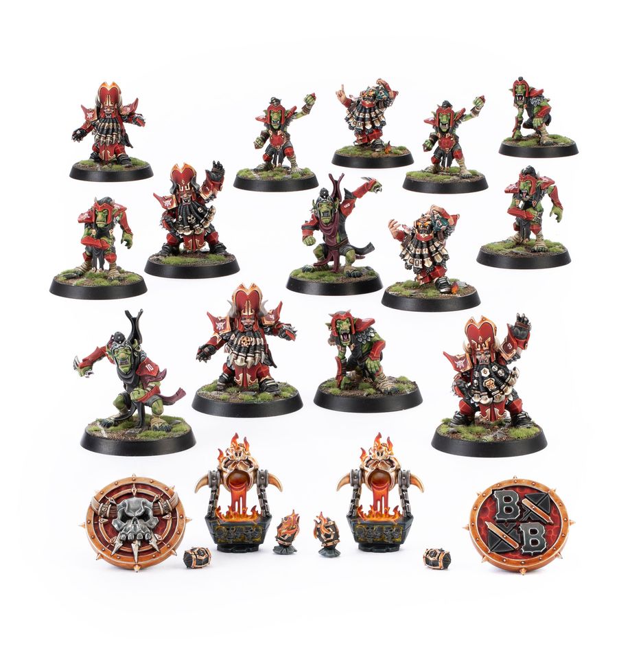 Blood Bowl: Chaos Dwarf Team - The Zharr-Naggrund Ziggurats