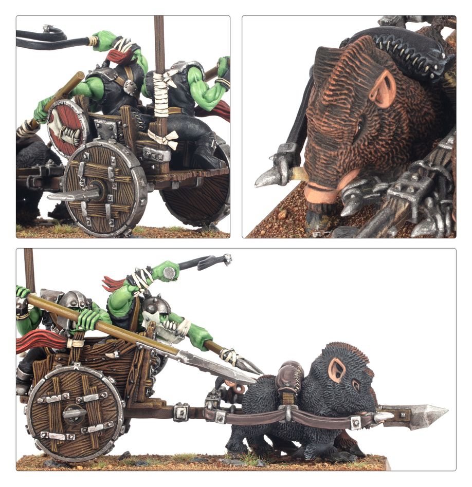 Orc & Goblin Tribes: Orc Boar Chariots