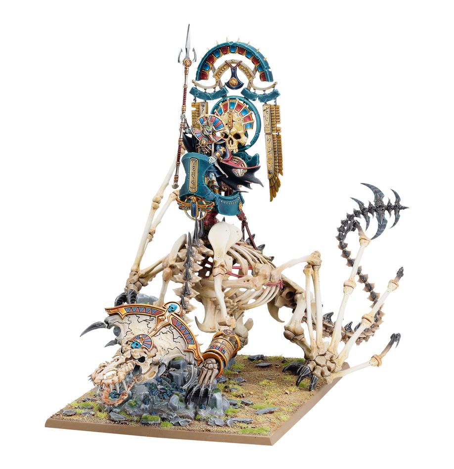 Tomb Kings of Khemri: Tomb King/Liche Priest on Necrolith Bone Dragon