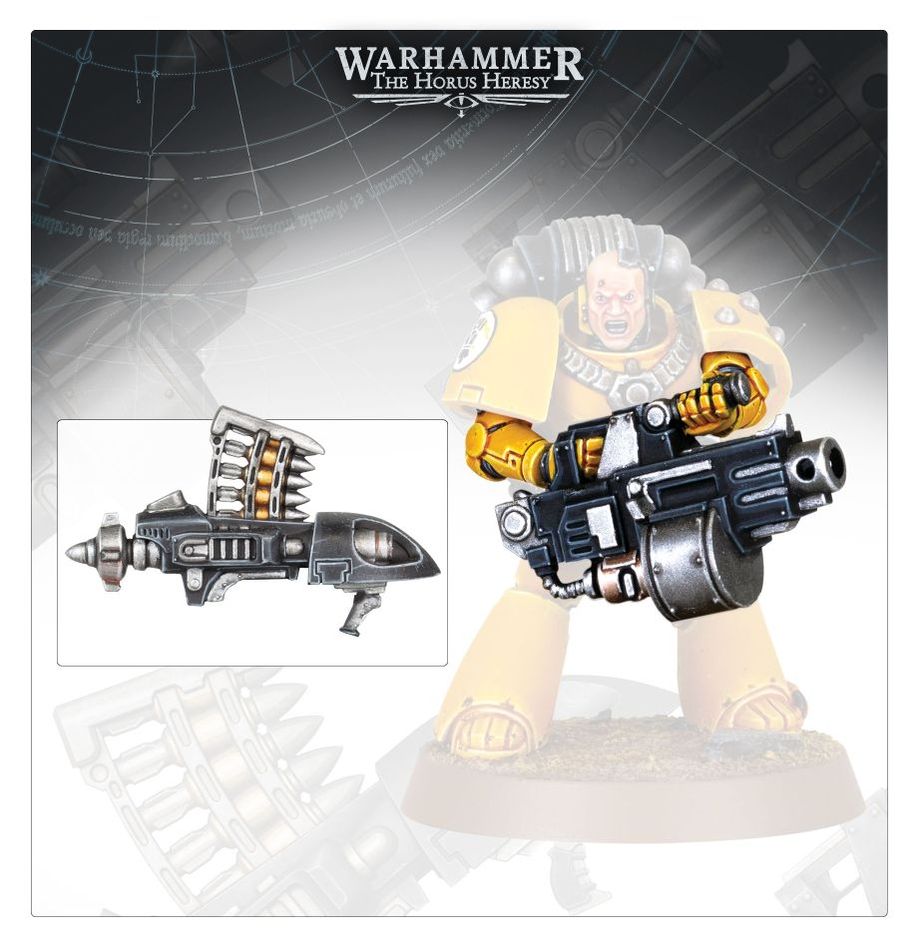 Legiones Astartes: Heavy Weapons Upgrade Set: Missile Launchers & Heavy Bolters