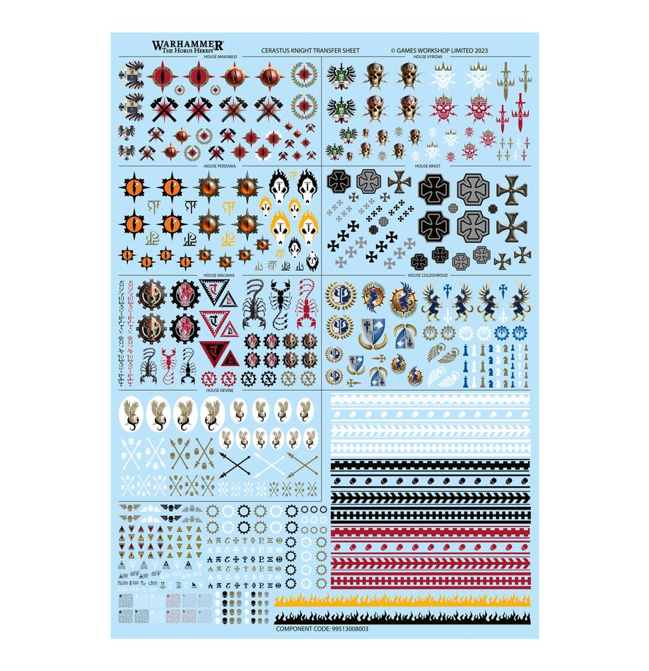 Knight Houses: Cerastus Knight Acheron