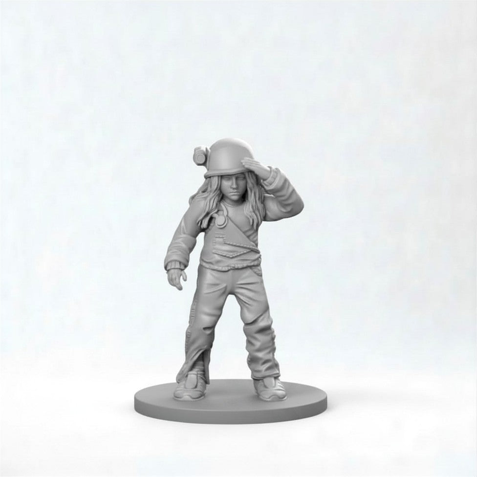 Aliens Vs Humans Execration Romulus, Surrogate Child Salute Newt, Papsikels, 32mm Mini