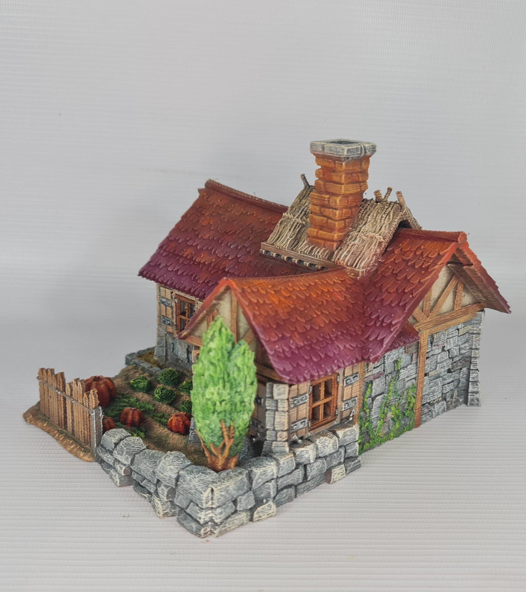 Pumpkin Cottage - 28mm DND/Wargame/RPG Terrain