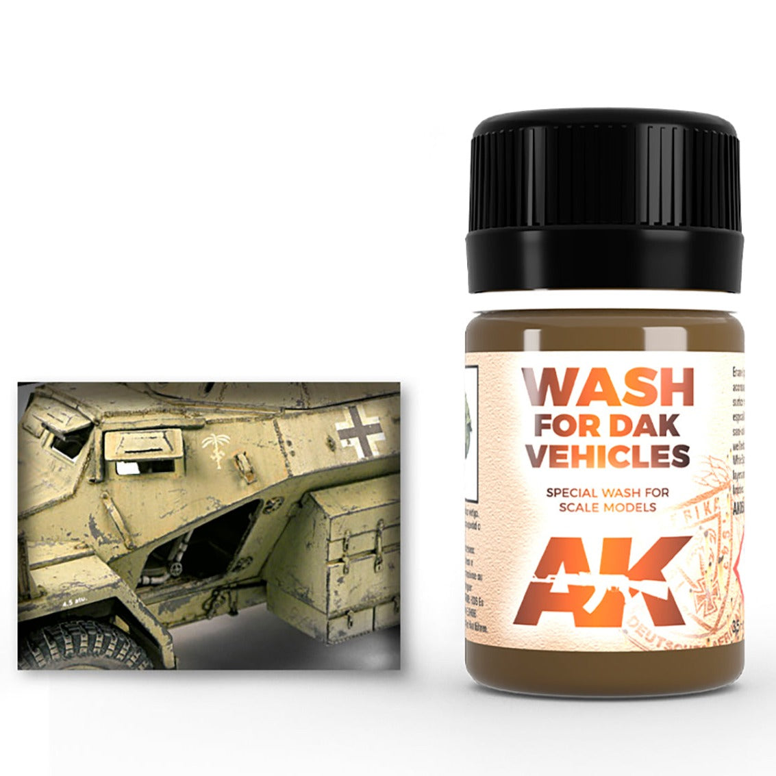 AK Interactive Wash for Afrika Korps Vehicles AK066