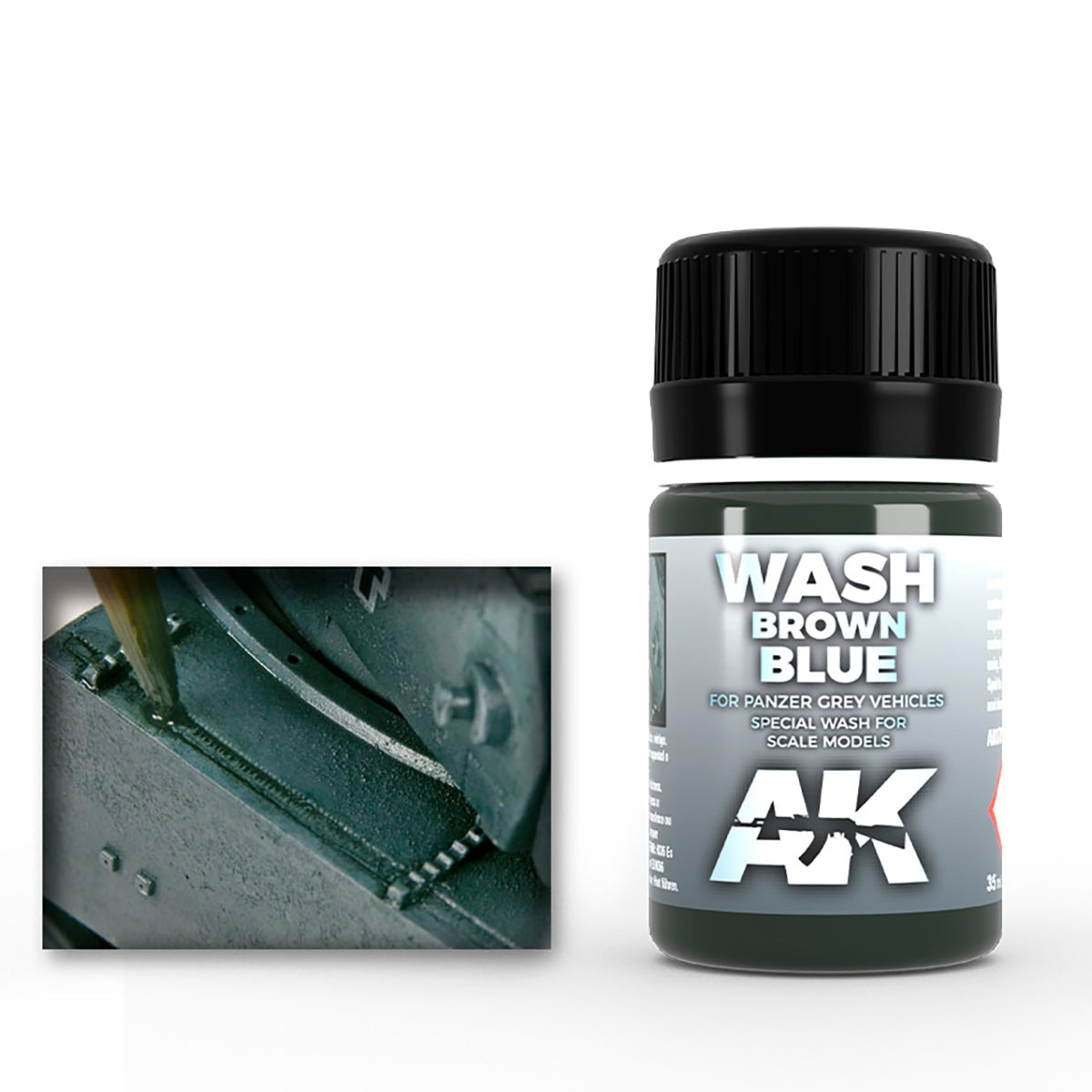 AK Interactive Wash for Panzer Grey Vehicles AK070