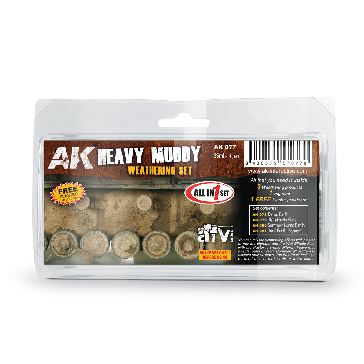 AK Interactive - Heavy Muddy Set