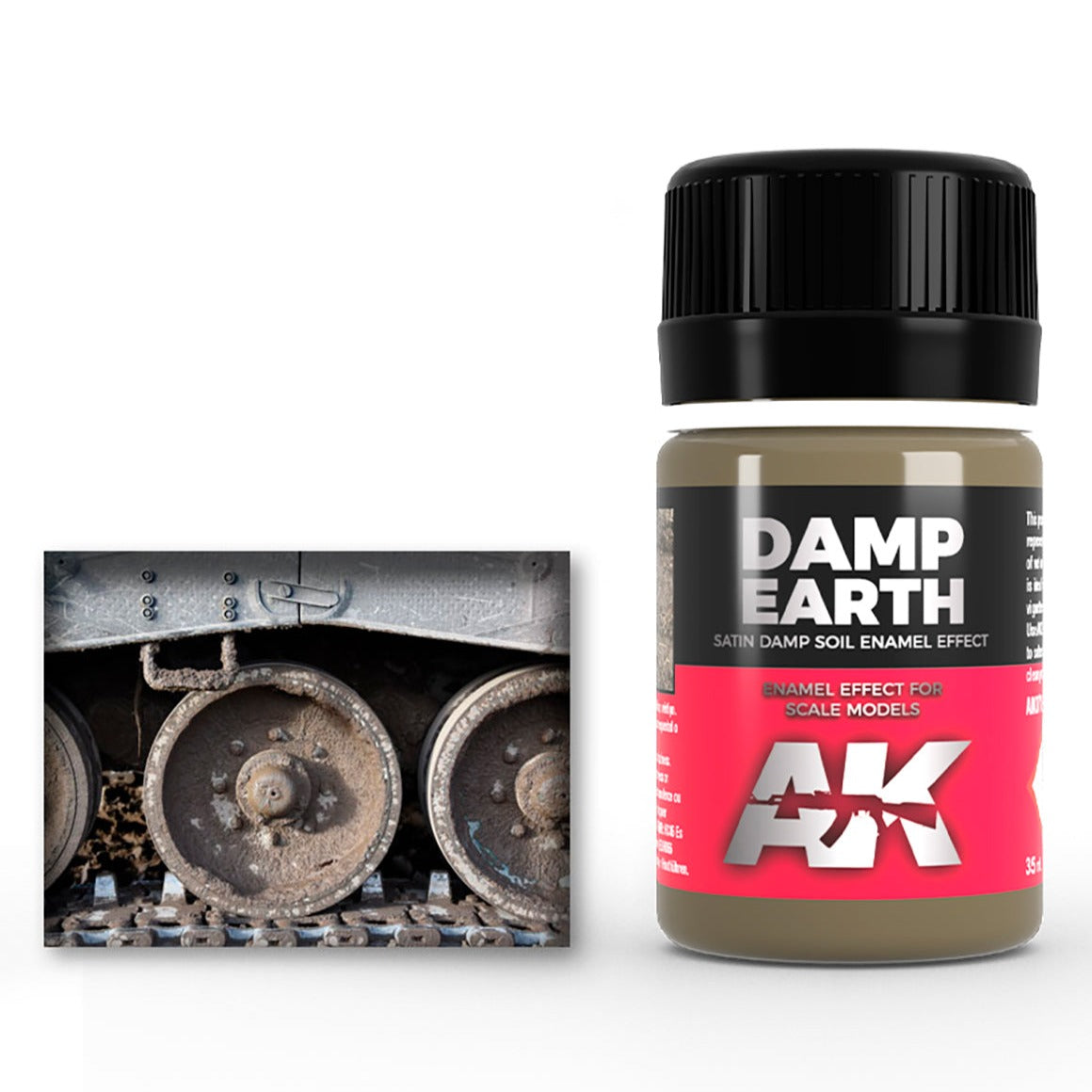 AK Interactive Damp Earth Effects 35ml AK078