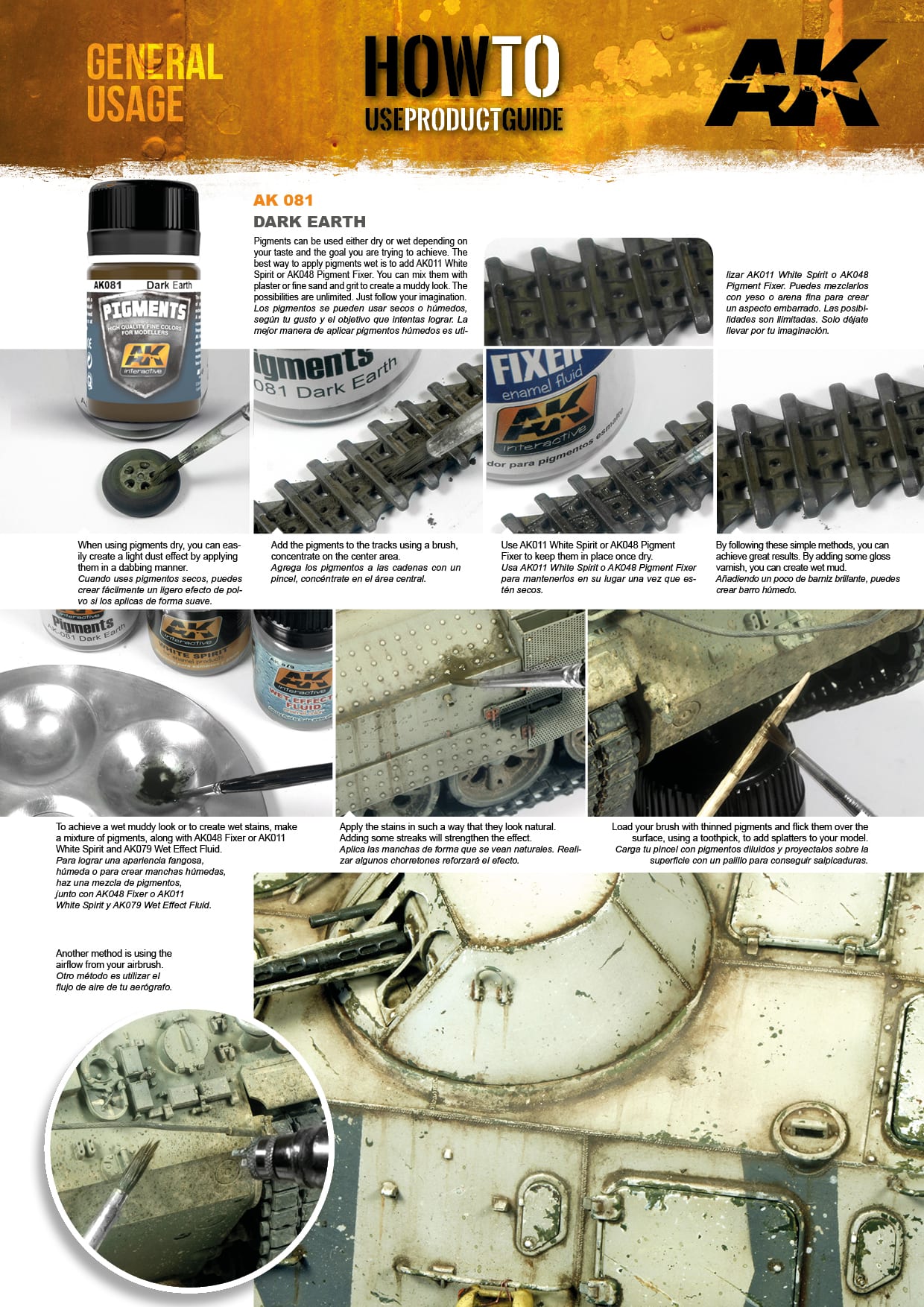 AK Interactive Pigment - Dark Earth AK081