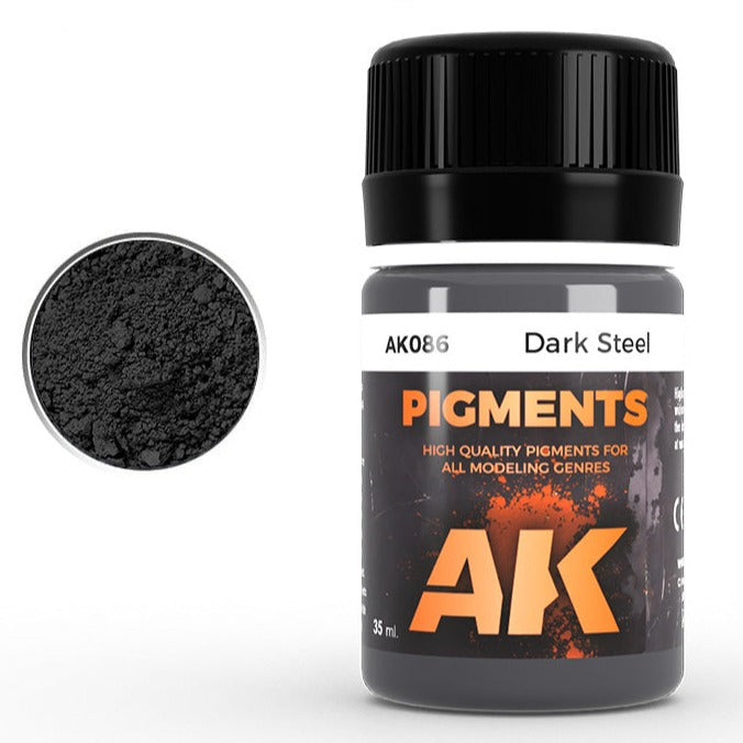 AK Interactive Pigment - Dark Steel AK086