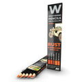 AK Interactive Watercolor Pencils Set - Rust & Streaking AK10041