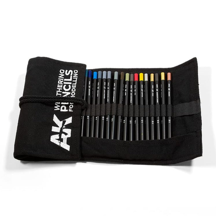 AK Interactive Weathering Pencils Full Range Case AK10048