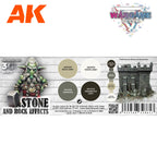 AK Interactive Wargame Color Set: Stone and Rock Effects (AK1074)