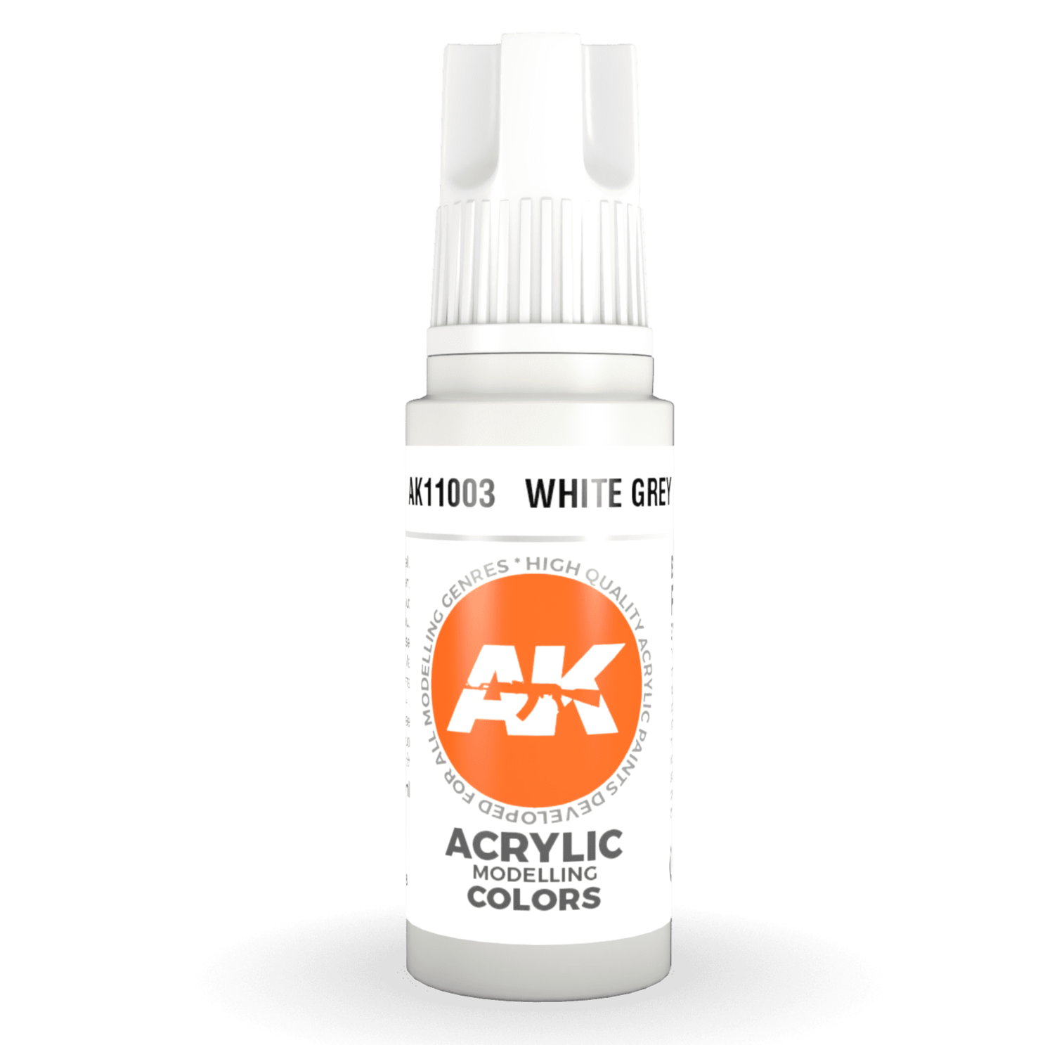 AK Interactive 3rd Gen Acrylic - White Grey 17ml AK11003