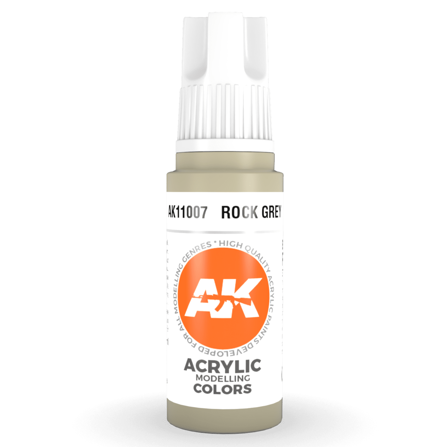 AK Interactive 3rd Gen Acrylic - Rock Grey 17ml AK11007