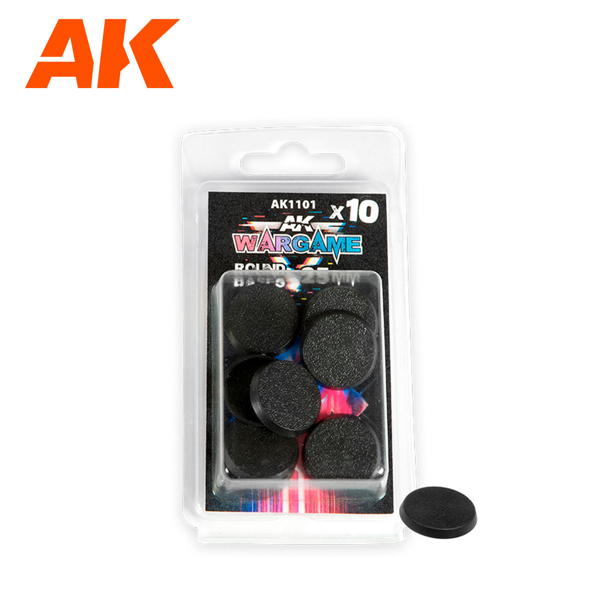 AK Interactive - Round Bases 25mm x 10