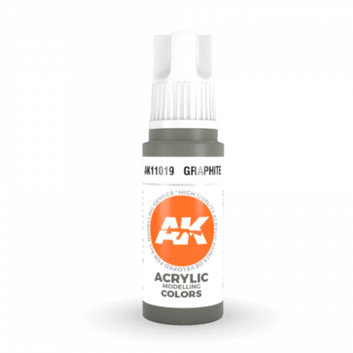 AK Interactive 3rd Gen Acrylic - Graphite 17ml AK11019