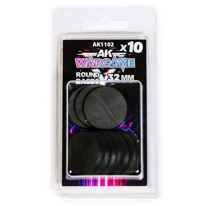 AK Interactive - Round Bases 32mm x 10