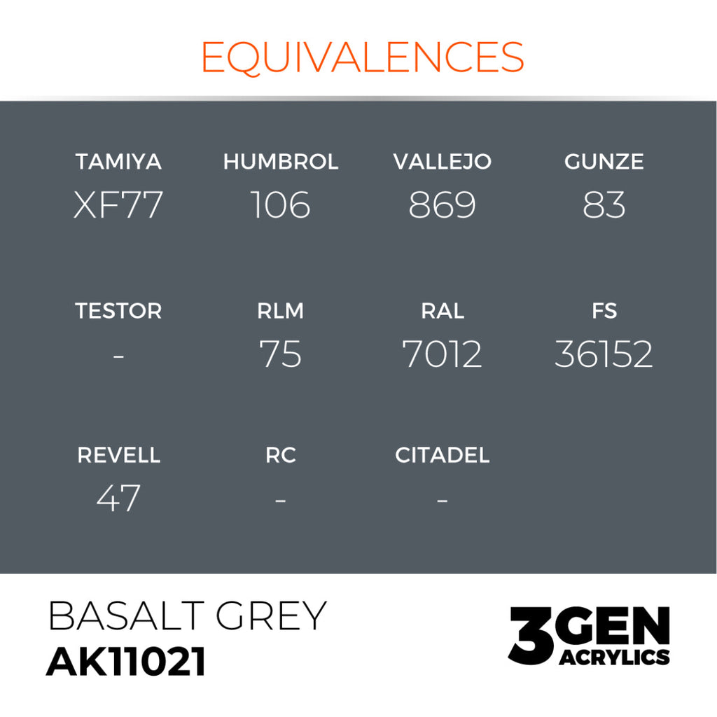 AK Interactive 3G - Basalt Grey 17ml (AK11021)