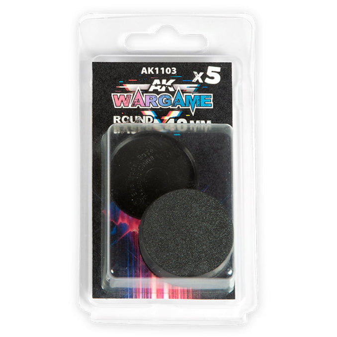 AK Interactive - Round Bases 40mm x 5