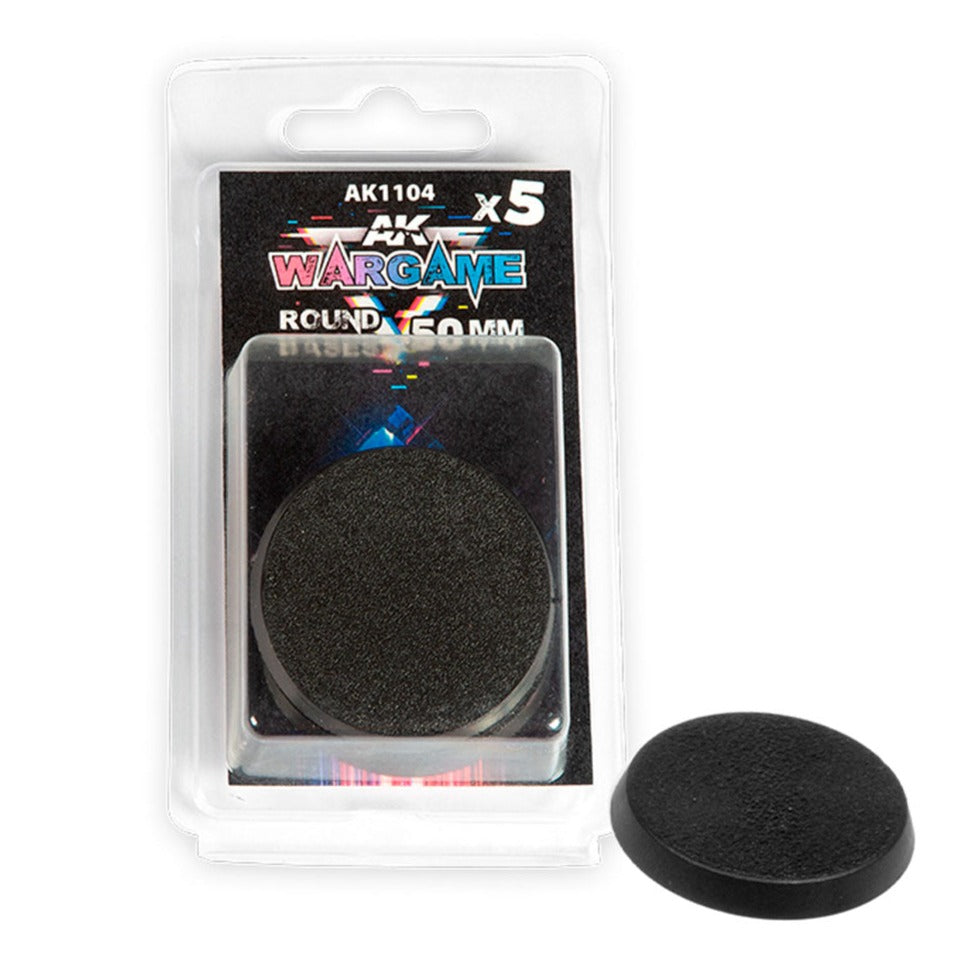 AK Interactive - Round Bases 50mm x 5