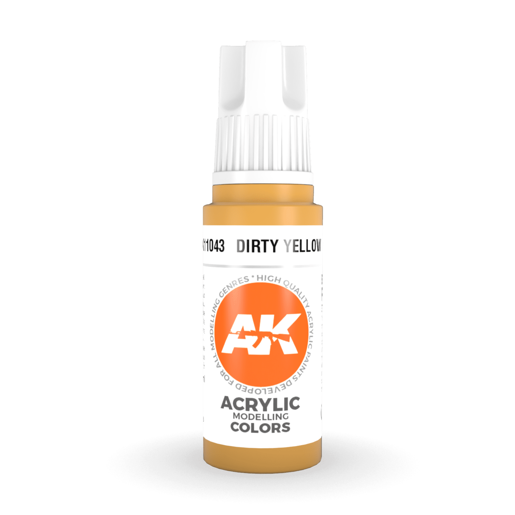 AK Interactive 3rd Gen Acrylic - Dirty Yellow 17ml AK11043