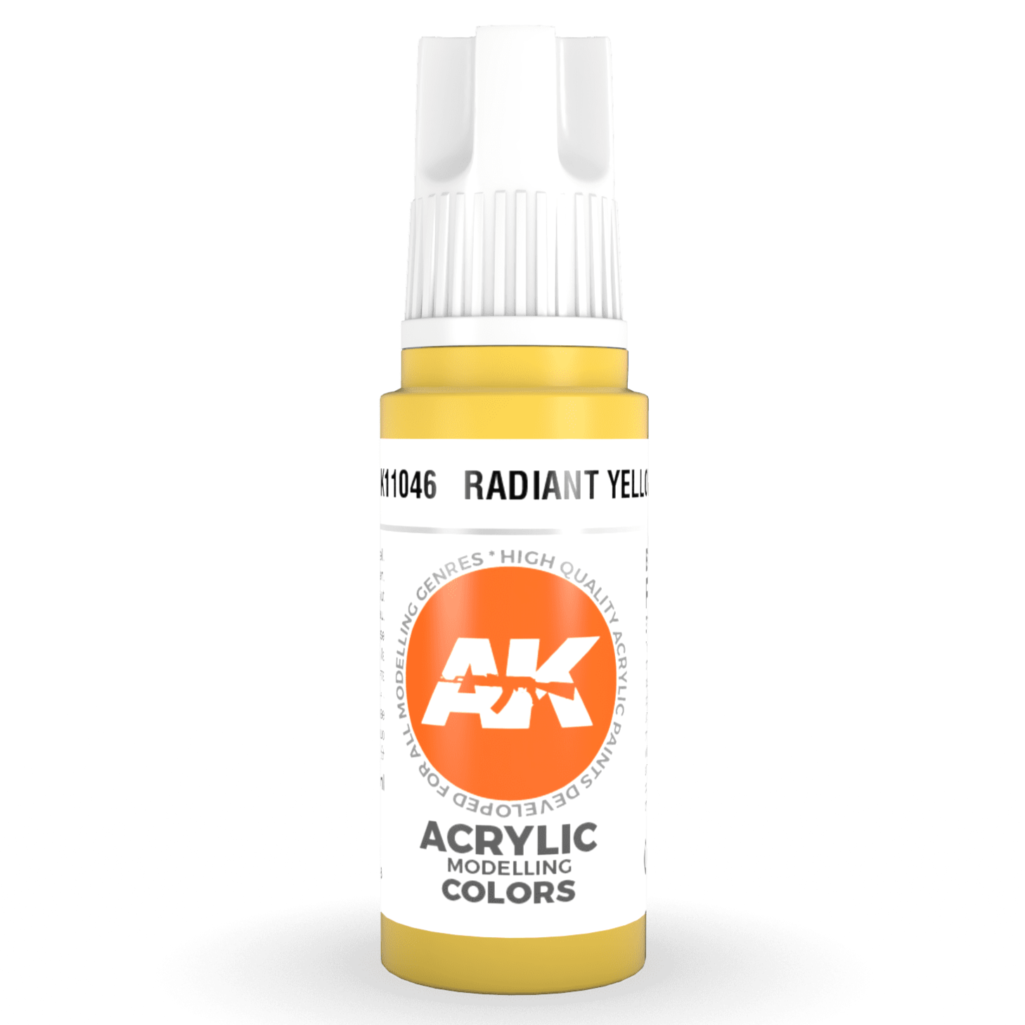 AK Interactive 3rd Gen Acrylic - Radiant Yellow 17ml AK11046