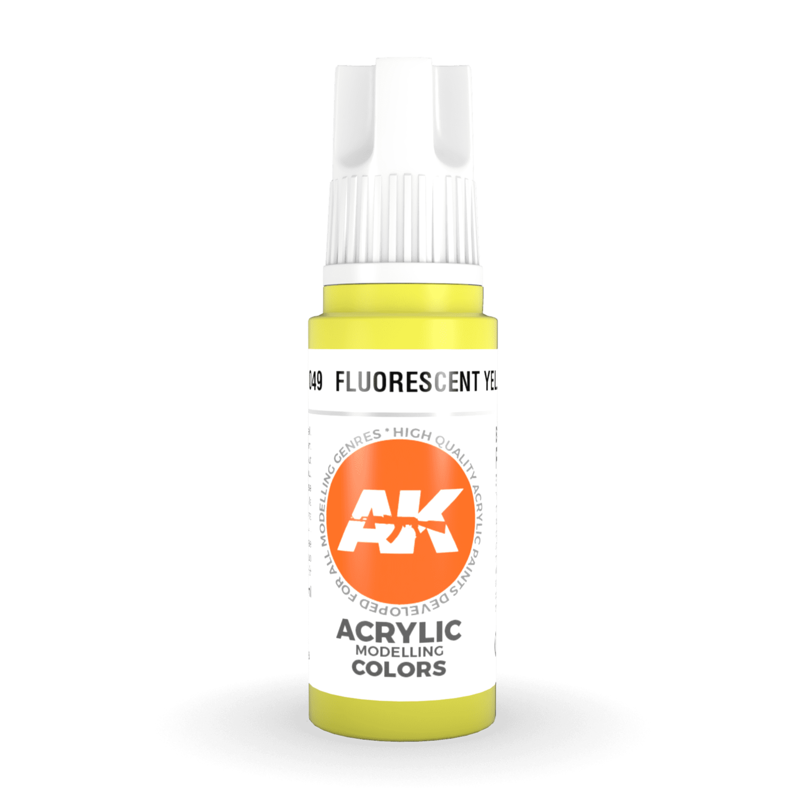 AK Interactive 3rd Gen Acrylic - Fluorescent Yellow 17ml AK11049