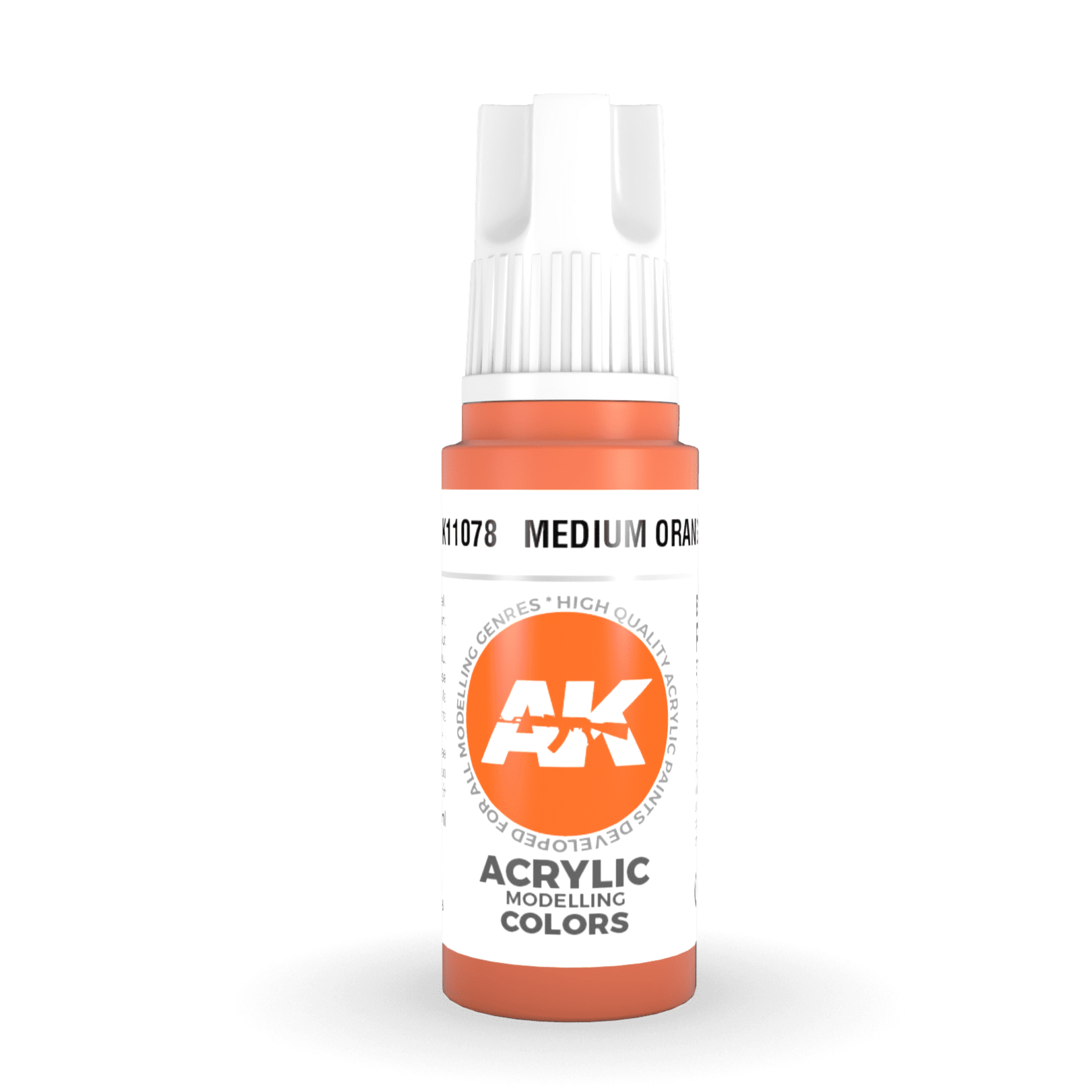 AK Interactive 3rd Gen Acrylic - Medium Orange 17ml AK11078