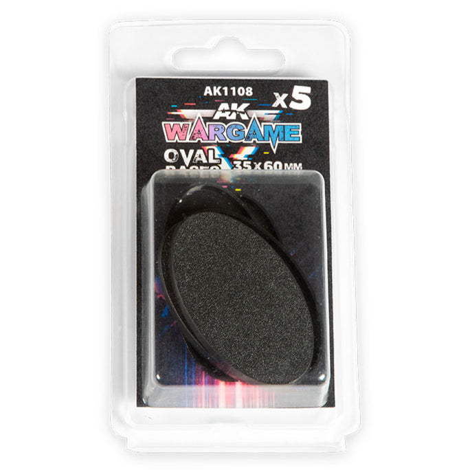 AK Interactive - Oval Bases 35x60mm x 5
