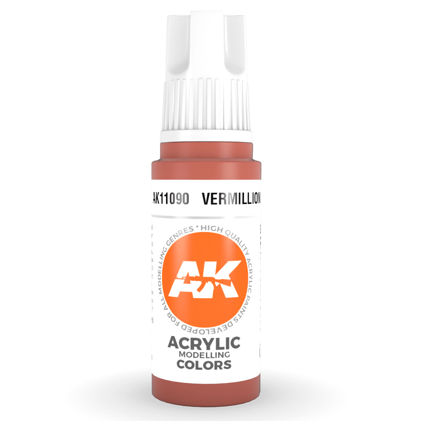 AK Interactive 3rd Gen Acrylic - Vermillion 17ml AK11090